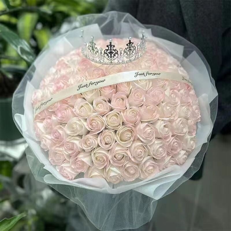 バラの花束、バレンタインデー、大晦日、ガールフレンドの誕生日、ロマンチックな石鹸、プリザーブドフラワー|undefined