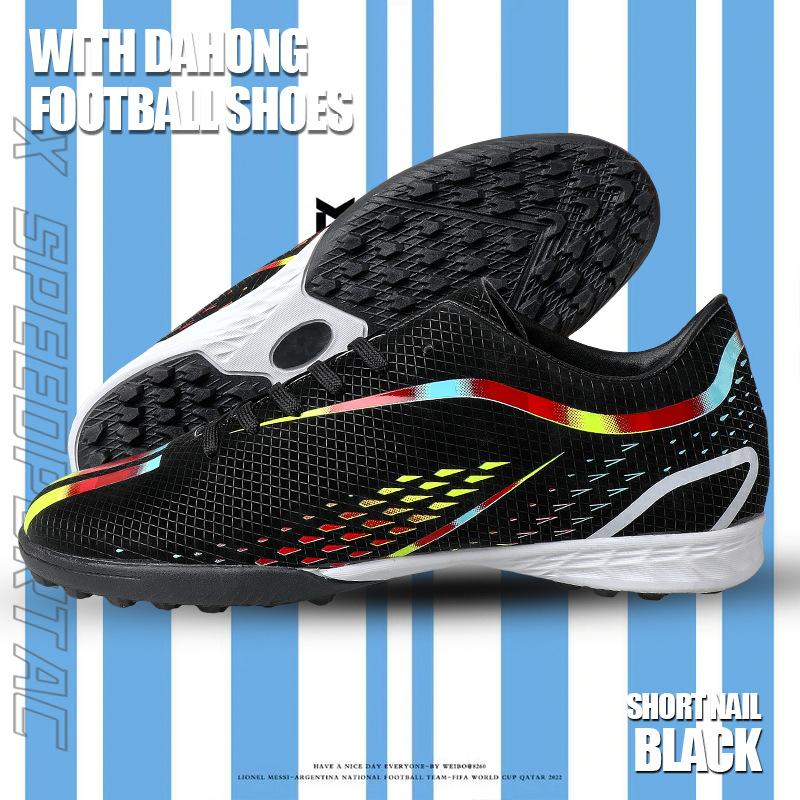 Neue Indoor-Fußballschuhe mit flacher Sohle für Kleinfeldfußball, große Trainingsschuhe für Holzböden_voghion.com