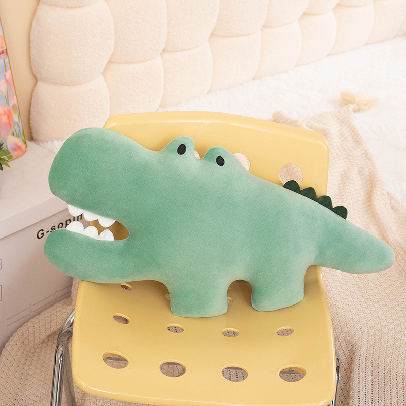 Dibujos animados Mohson almohada animal lindo rinoceronte cocodrilo zorro Kapibala muñeco de peluche sofá cojín de sala de estar