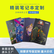 绑带本笔记本商务记事本外贸跨境本子可印logo小本活页本商务定制