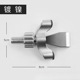 Reinforced alloy door stopper (nickel plated)