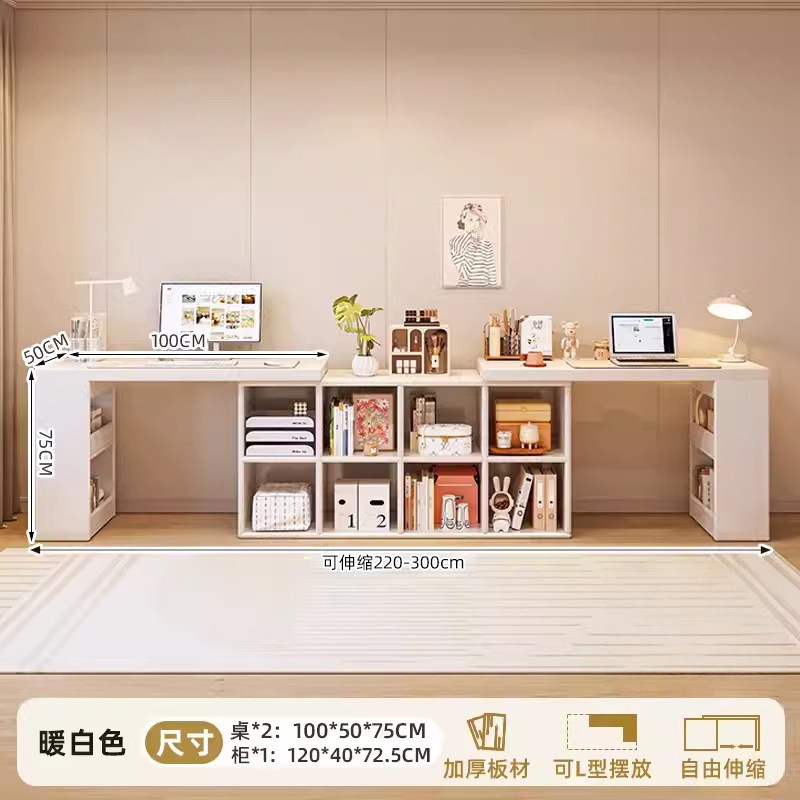 Estrictamente elegido escritorio de doble sala de estar estudio estudio de la mesa de dormitorio梳妆台 de esquina escritorio estante de escritorio una mesa