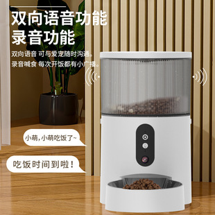 Pet Smart Feeder 3L Visual Food Bucket Remote Timing Control Large Capacity Cat and Dog Bowl Automatic Cat Feeder