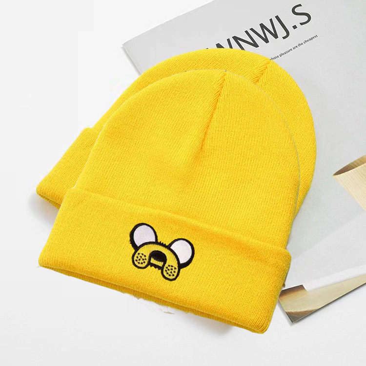 Unisex Cute Simple Style Solid Color Embroidery Eaveless Wool Cap display picture 1