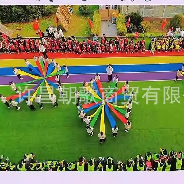 舞蹈道具带绸带红绸婚庆开幕式开场舞表演运动会彩绸绸子多彩绸带|undefined
