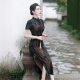 Summer 2023 new Chinese style slim-fit retro fashionable elegant long-sleeved cheongsam 230330003