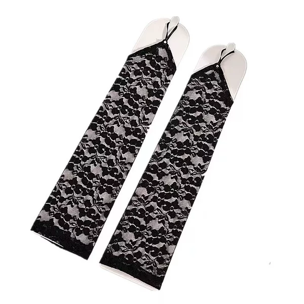 Hot Drilling Long Wedding Gloves European and American Fashion Sexy Bright Diamond Hook Finger Clothing Accessories Long Sleeve