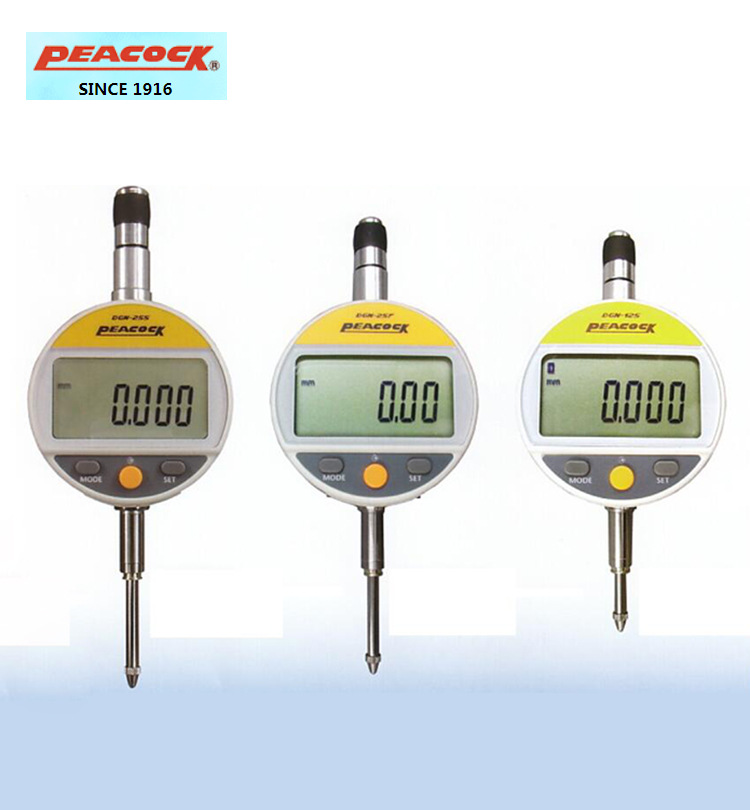 进口日本PEACOCK孔雀牌数显电子量表DGN-125/DGN-255/DGN-257