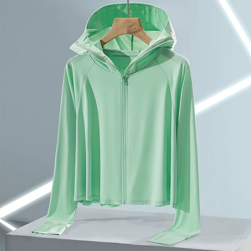 Сертифицированная Silk одежда для защиты от солнца, плащ-тренч, мантия, дышащая ультралегкая ветровка, защита UV