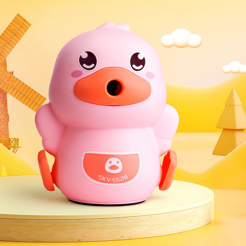 Xiaomeng Capibara mano agitación de lápiz automático de alimentación de plomo lindo lápiz cortina de lápiz caja de regalo para niños pequeños lápiz cortina