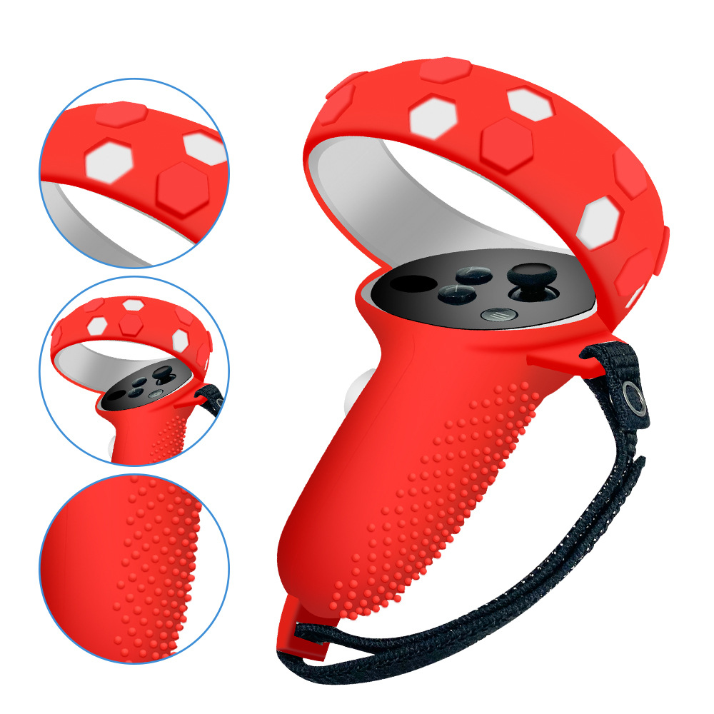 Adecuado para oculus quest2 silicona traje protector máscara a prueba de fugas máscara de ojo Segunda Generación mango cubierta Accesorios