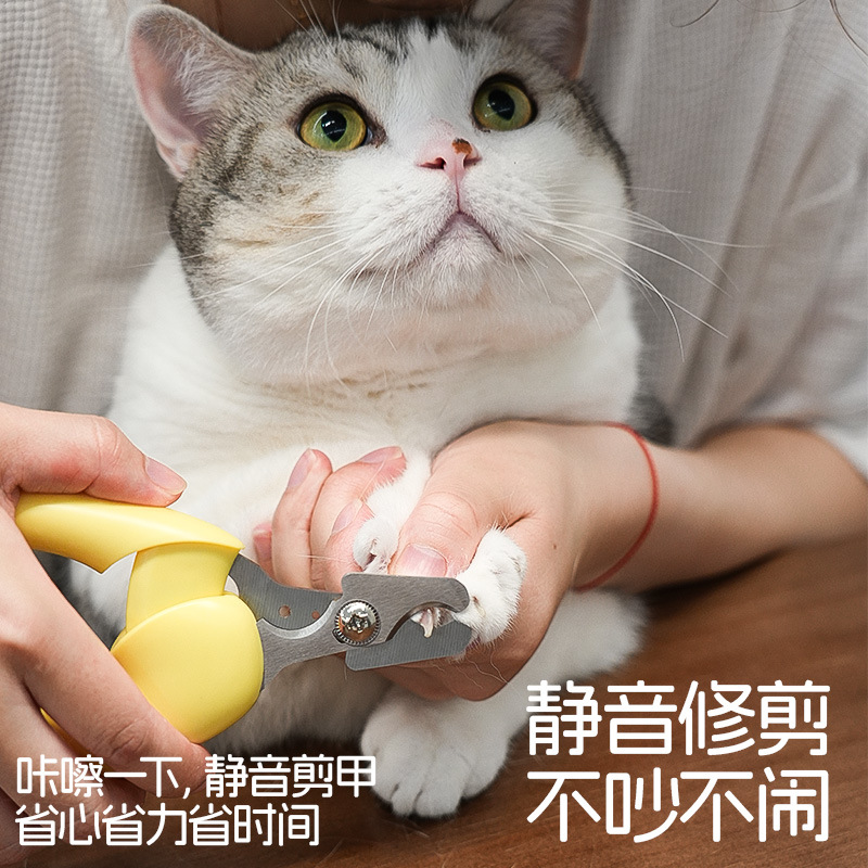 Cortaúñas para mascotas, diseño de doble orificio, ideal para gatos y perros pequeños.