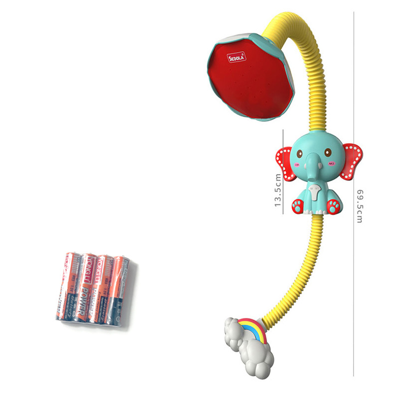 Envío libre de agua eléctrica rábano ducha submarina rociador interior para niños bebé baño Juguetes