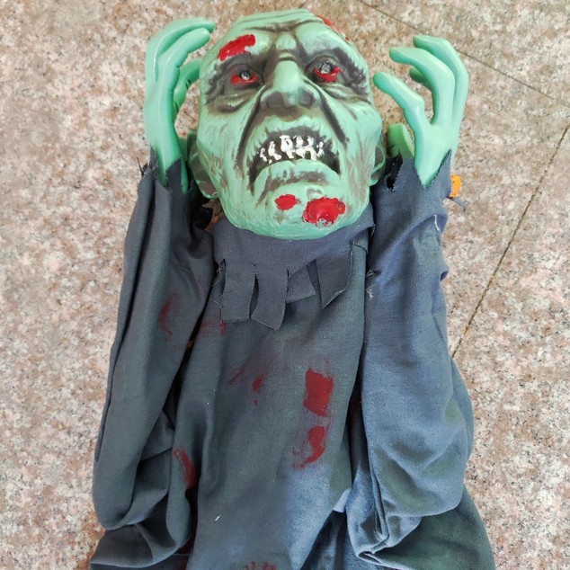 큰 파란색(녹색 머리)