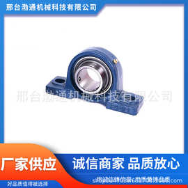 厂家批发内圈带顶丝UCP212-38带长基座灰铸铁轴承座 高碳铬轴承钢