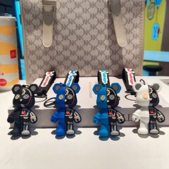 クロスボーダーアニメ機械熊キーホルダー機械熊公仔ファッションバッグストラップ