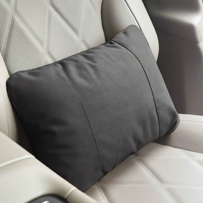 Suitable for Wenjie M789 Universal Headrest - perforated-yaoyan-black-waist-support-biological-velvet