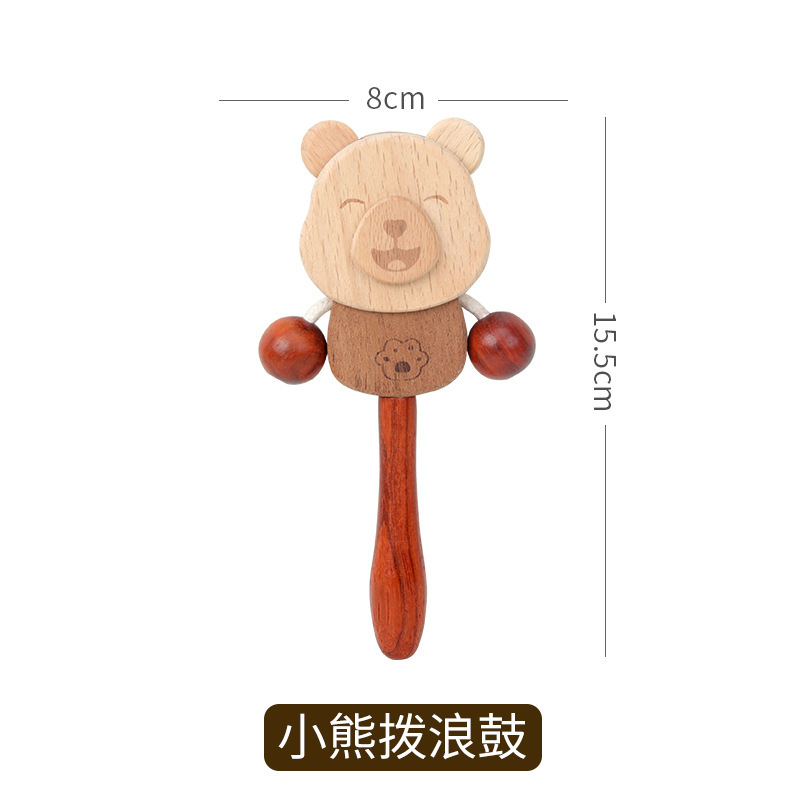 Juguete de educación temprana de rompecabezas de madera de dibujos animados para bebés