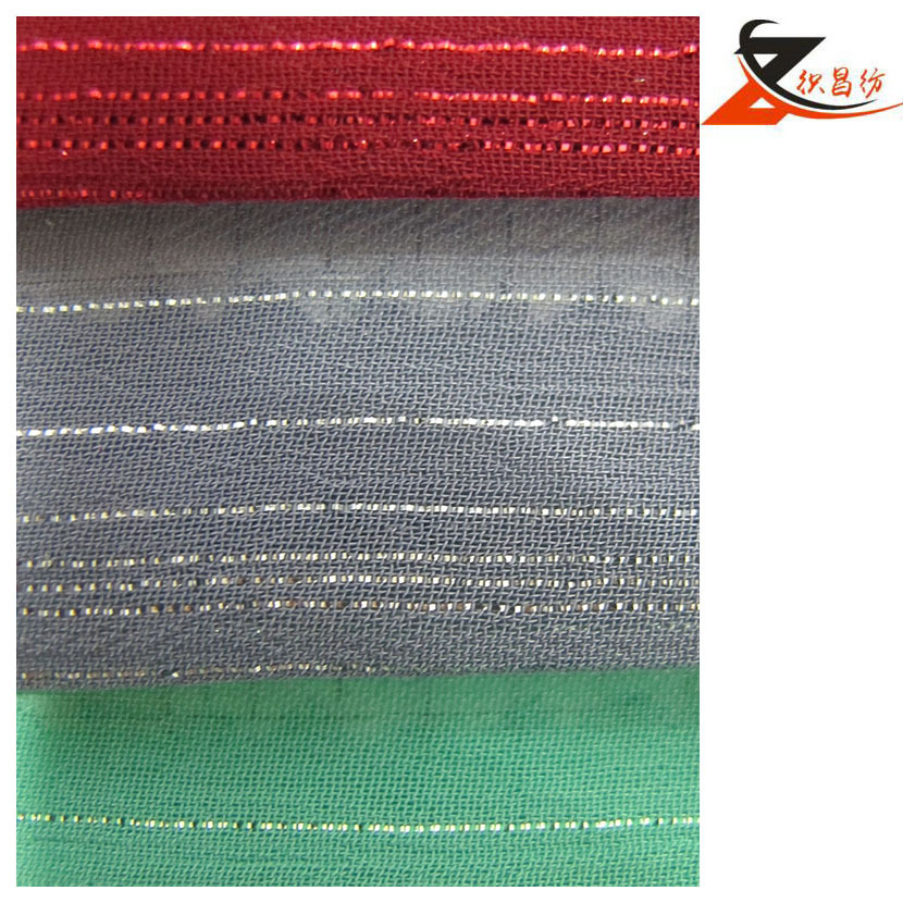 全涤S588银丝十三条绉雪纺面料新款春夏连衣裙时装披肩衬衫面料