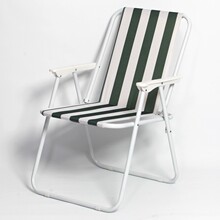 休闲户外折叠弹簧椅 野营餐椅月亮靠背椅躺椅克米特椅午休牛津布