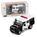 Land Rover, warrior, легкосплавный автомобиль, модель автомобиля, внедорожник, машина, масштаб 1:36, полиция
