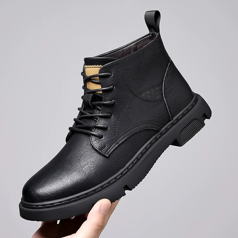 Прямая поставка с фабрики 2023 осенне-зимние новые мужские Ботинки Martin, универсальные модные повседневные короткие сапоги, мужские сапоги в британском стиле