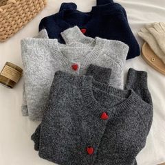 浣熊绒针织衫外套女春秋早秋正肩毛衣针织开衫外搭高级感宽松上衣