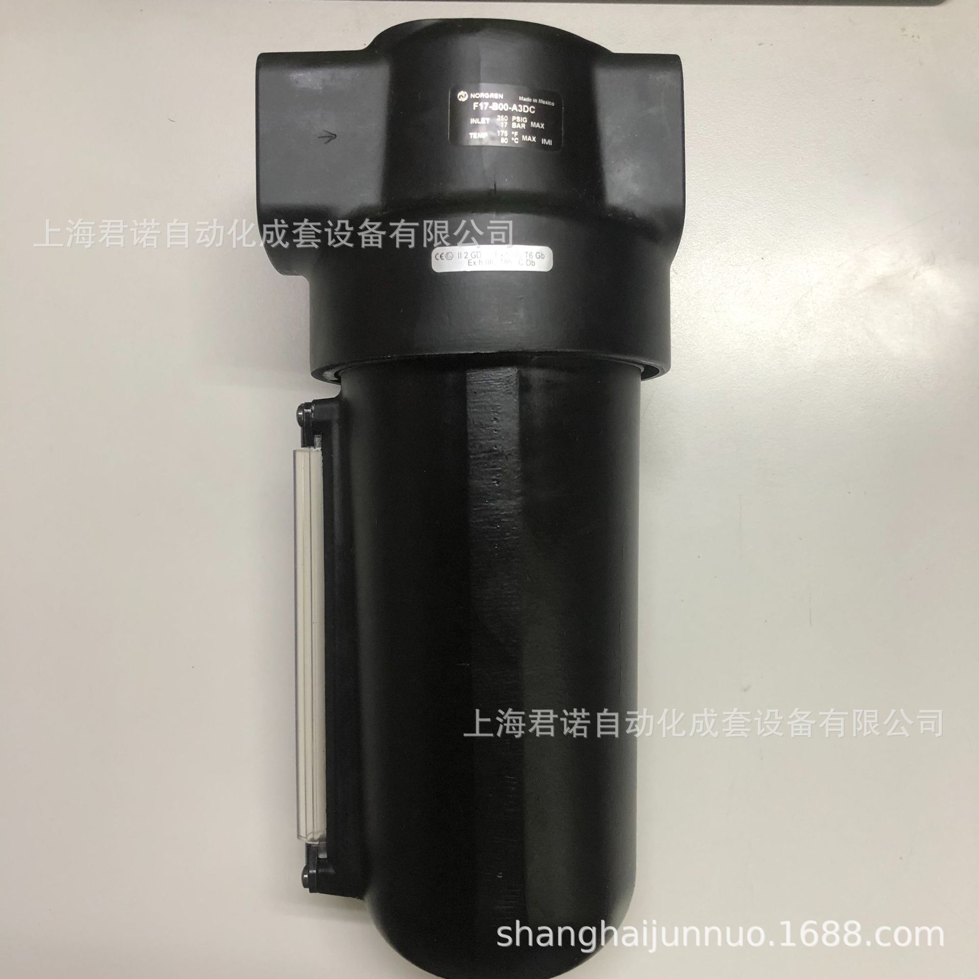 过滤器 F17-B00-A3DC  IMI NORGREN 诺冠 管接式过滤器