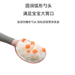 All-in-One Baby Learning to Eat Training Set with Flexible Spatula, Curved Fork, and Spoon Set for Infants and Toddlers