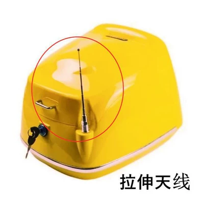 Electric car tail box Antenna Modification, Extendable Red