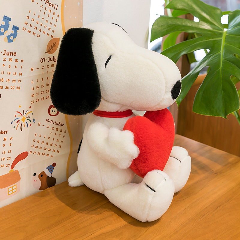 New Snoopy Plush Toy, Cute Dog Doll, Wholesale Export Cartoon Leather Shell, Gift for Kidsren