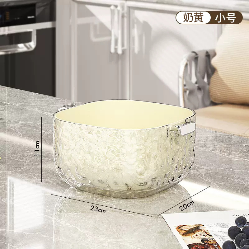 Patrón glaciar-leche amarillo pequeño tamaño