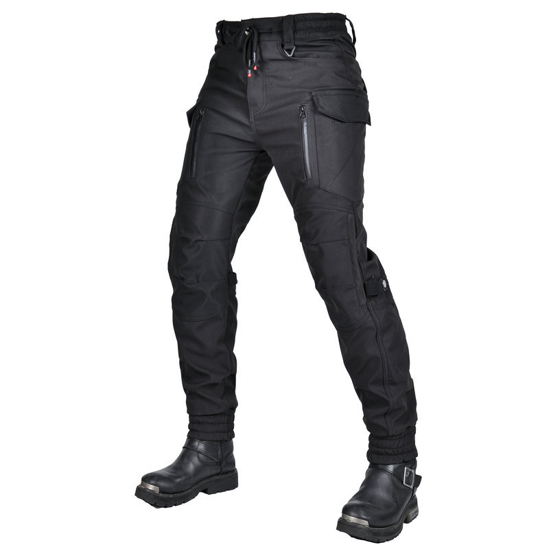 VOLERO motocicleta ciclismo pantalones impermeables a prueba de viento transpirable elástico cintura alta motocicleta anti-caída pantalones de silicona equipo de protección