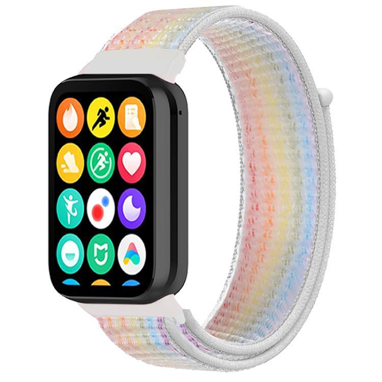 xDfind Nylon Backloop Velcro Bandera para pulsera Xiaomi 9 Pro / 8 Pro / Redmi Watch 6 / 5 / 4