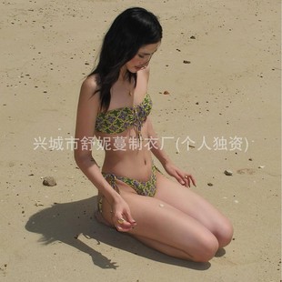 Swimsuit Women's Split Bikini Pure Desire Hot Spring High Waist Skirt Style Korean Ins Style Small Breast Swimsuit Women's Swimsuit