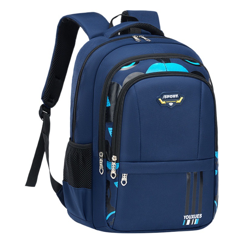 New schoolbag manufacturers wholesale lightweight wear-resistant large capacity junior high school backpack printable