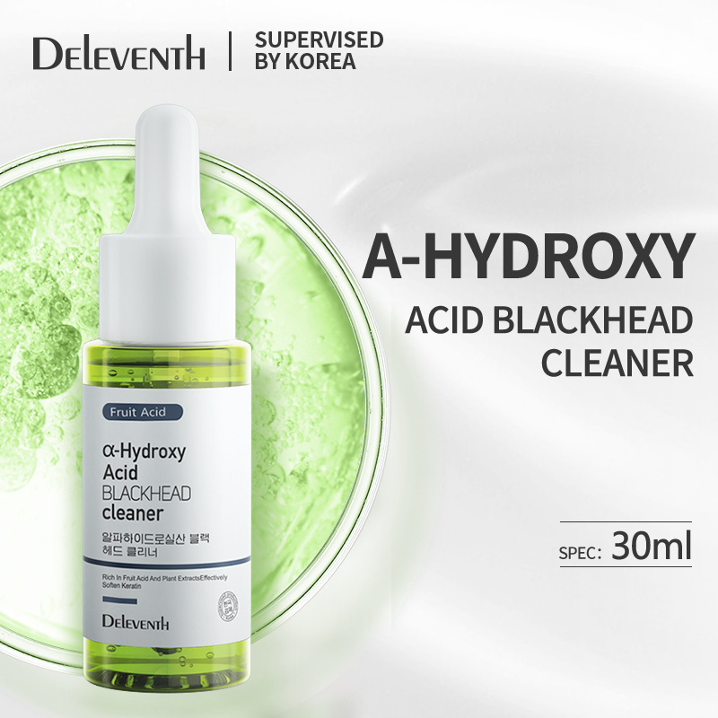 Cross-border South Korea DEleventh AHA blackhead extraction liquid toner wholesale brand for blackhead removal lines
