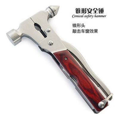 Car multi-function cone safety hammer car escape tool axe hammer mini safety rescue window breaking hammer (Qəza çəkici) - r-7111a-multifunctional-sixteen-in-one-tapered-safety-hammer