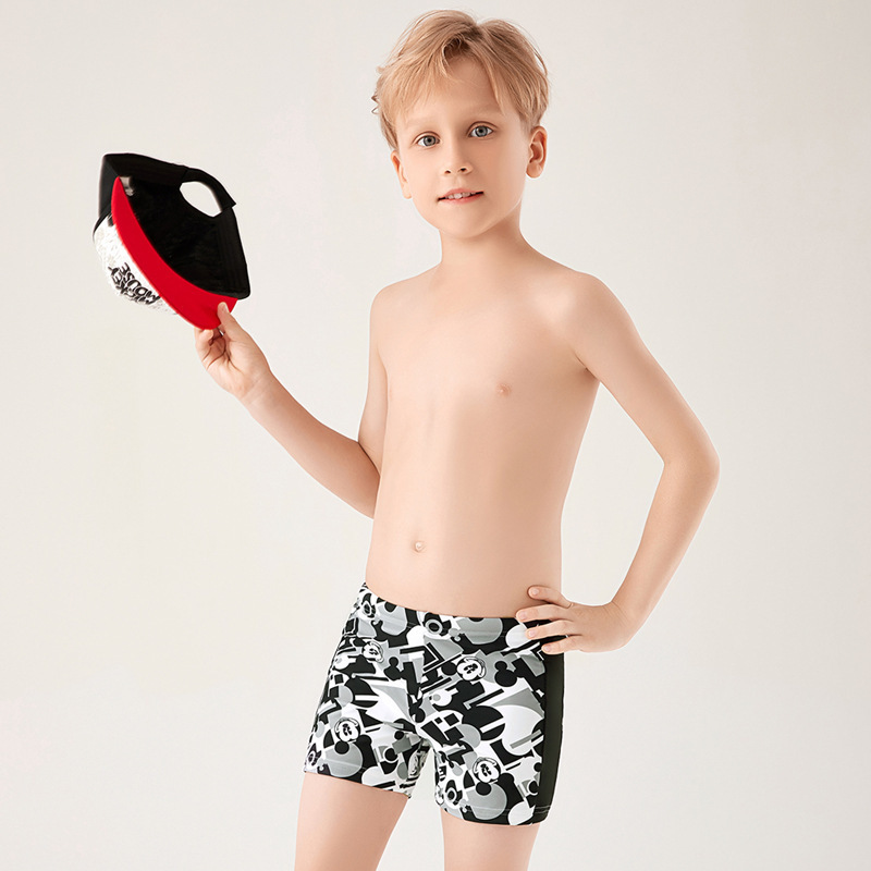 Yingfa Kidsren's Boxer Swimming Trunks Cartoon with Rope Boys' Shorts for Middle-Aged and Older Boys D26211 Yingfa Kidsren's Boxer Swimming Trunks Cartoon with Rope Boys' Shorts for Middle-Aged and Older Boys D26211