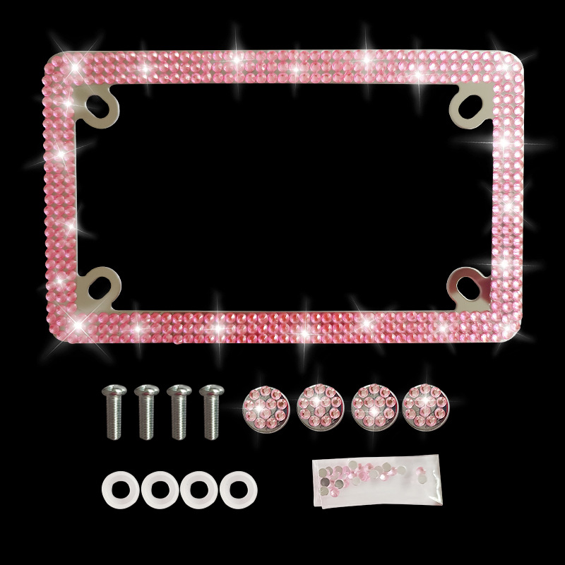 Motuoche – License plate holder/license plate holder License Plate Frame - pink