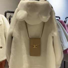 冬季加厚皮草外套女连帽毛毛外套可爱显瘦年轻款皮草外套女士兔毛