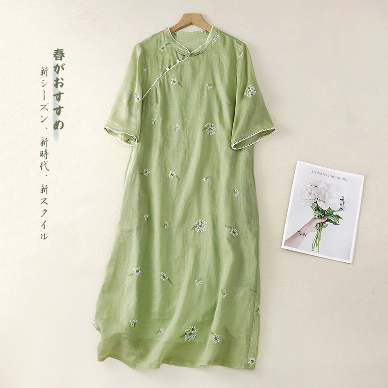 Summer fashionable genuine cheongsam