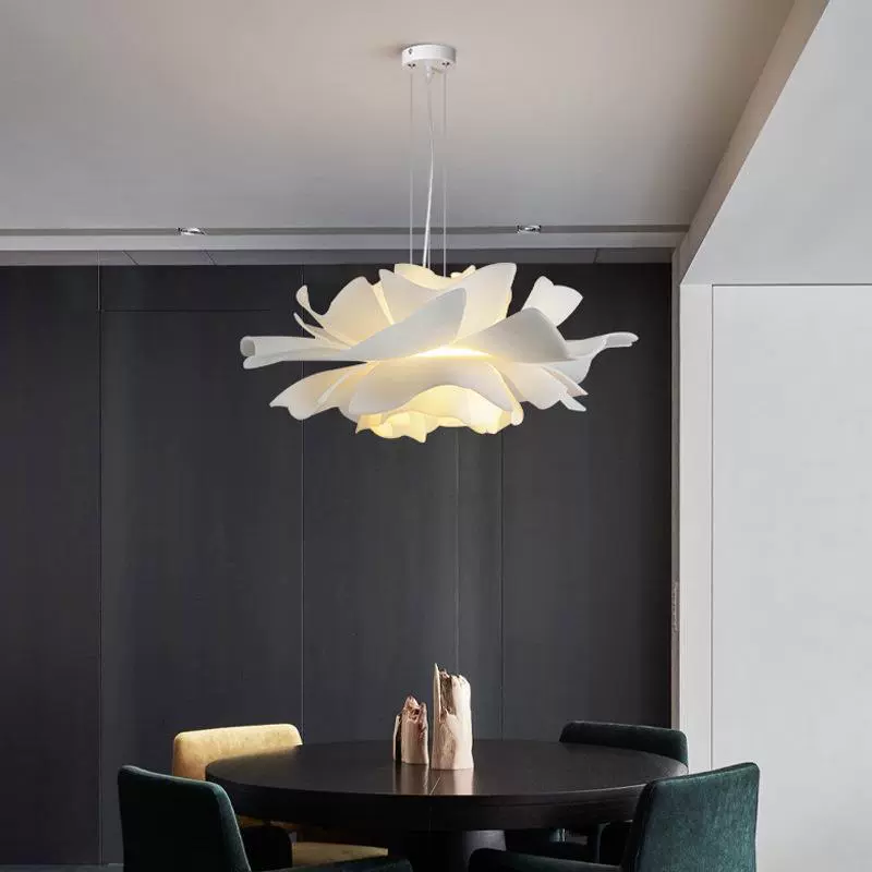 Modern cream creative ceiling lamp for bedroom, internet celebrity