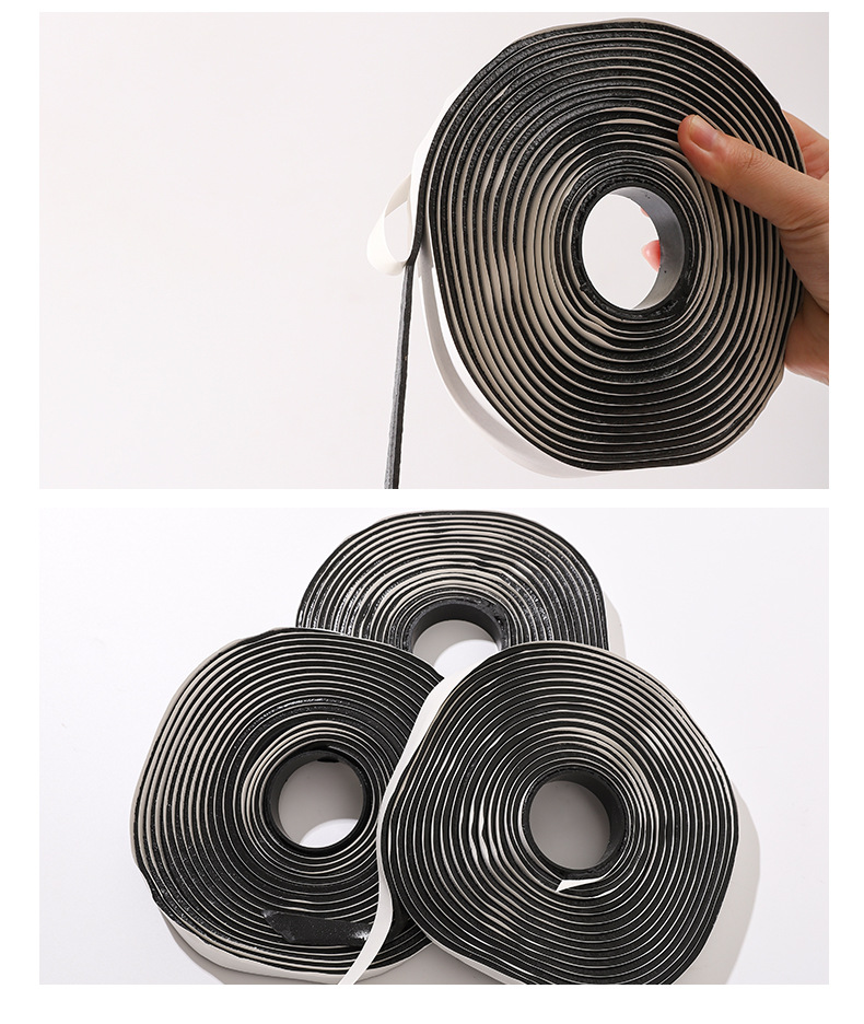 Guangdong manufacturer 8501 9501 flame retardant sealing tape special high temperature resistant self-adhesive adhesive strip for ventilation and exhaust pipes