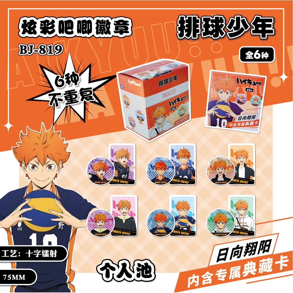 BJ-819 배구소년-히나타 쇼요-바지 블라인드박스 75MM (6/박스)