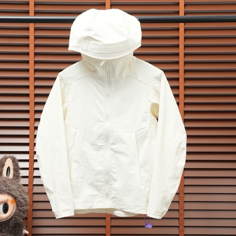 Spring New Hd Women's Casual Versatile Fashion Solid Color Hooded Outdoor Windproof Waterproof Softshell Jacket