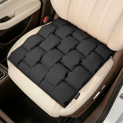 Seat cushion, seat cover piece, universal for all seasons, suitable - black-single-packbubble-cushion