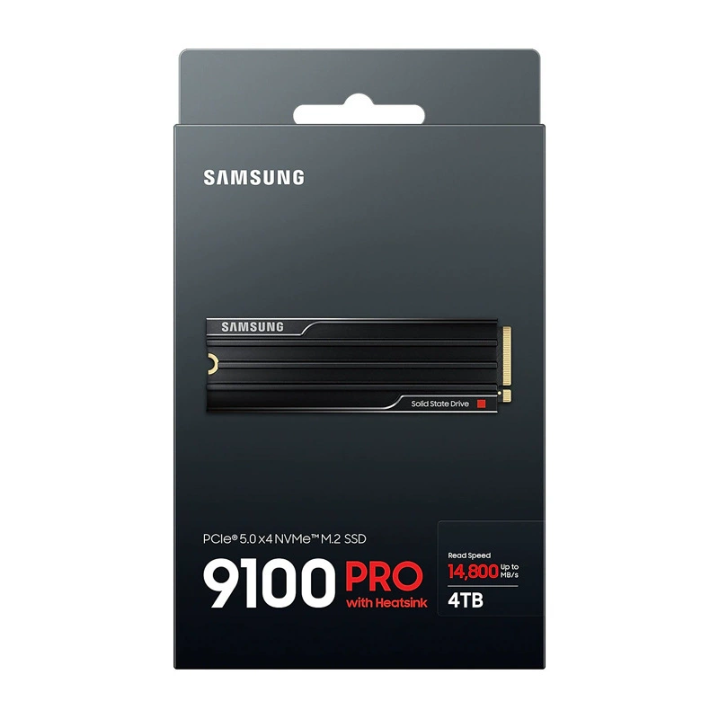 Samsung 9100PRO M.2 NVMe PCIe5.0 SSD твердотельный диск для настольных ПК и ноутбуков 2280
