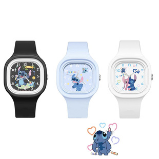 New Cute Stitch Stitch Quartet High Quality Skin-feeling Silicone Watch
