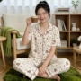 夏季短袖宽松舒适家居服